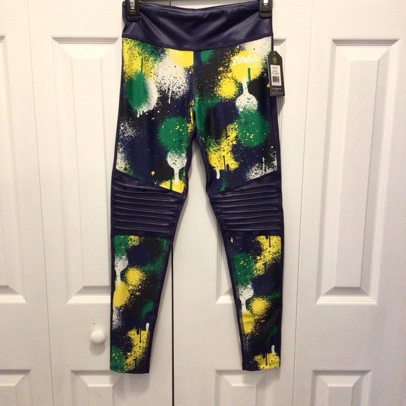 Zumba Wear Womens Night Sky Must Move Ankle Leggings Size XS - Picture 4 of 10